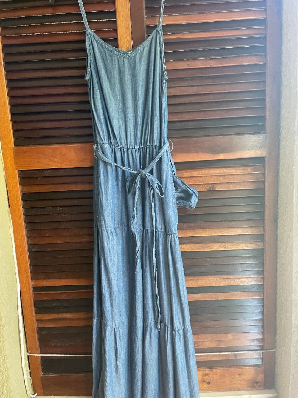 Long Lyocell denim dress